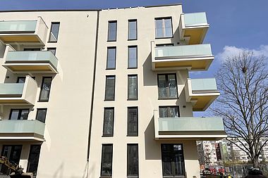 Bild zu Noch zu errichtende 2-Zimmer-Wohnung in Rostock-Lichtenhagen mit offener Küche & ebenerdiger Dusche