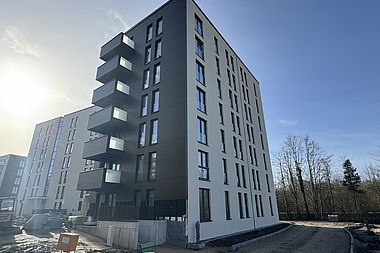 Bild zu Noch zu errichtende 2-Zimmer-Wohnung mit offener Küche und Westbalkon in Rostock-Lichtenhagen