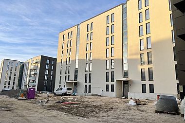 Bild zu Noch zu errichtende 2-Zimmer-Wohnung in Rostock-Lichtenhagen mit offener Küche & Südbalkon